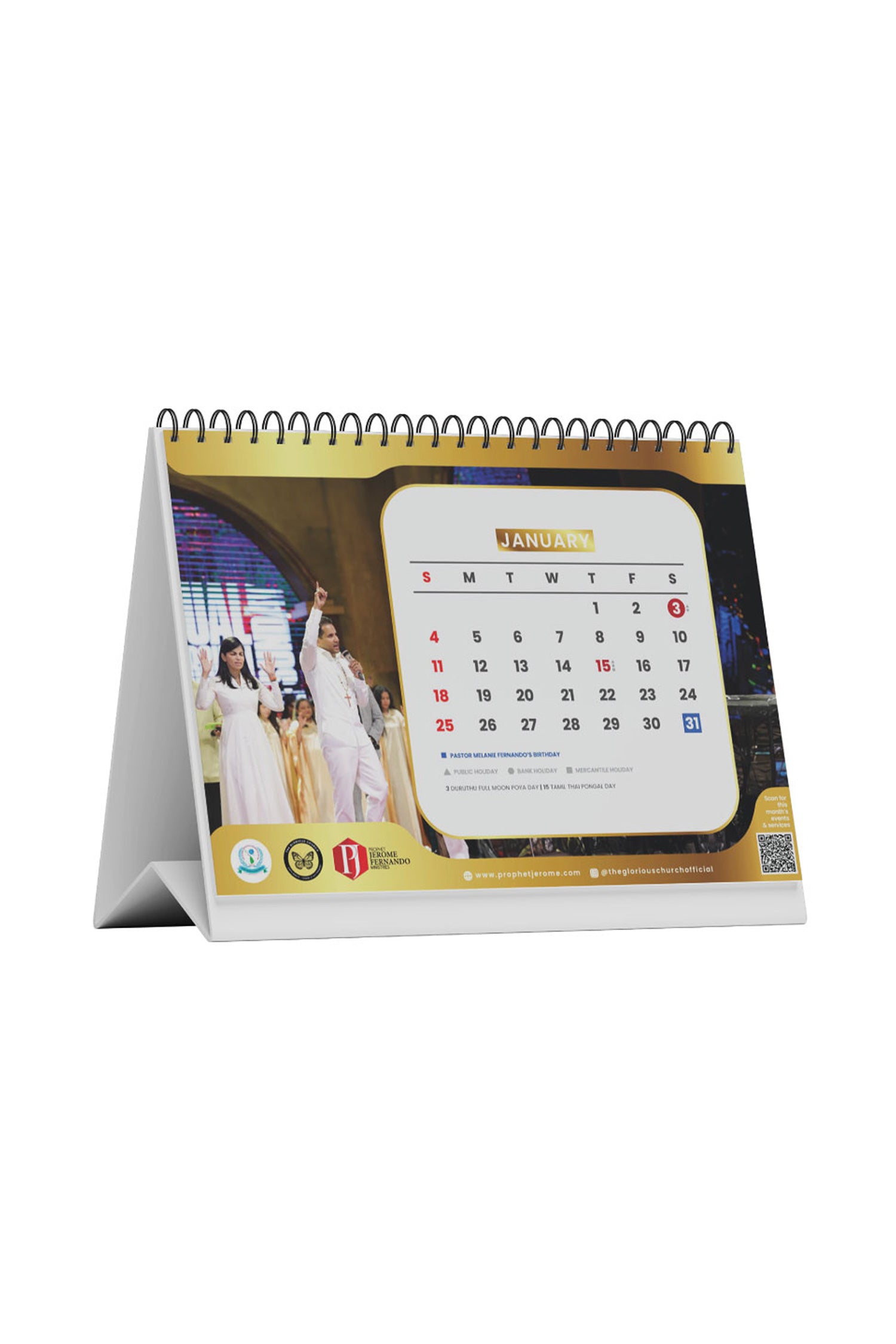 TGC Desk Calendar 2026