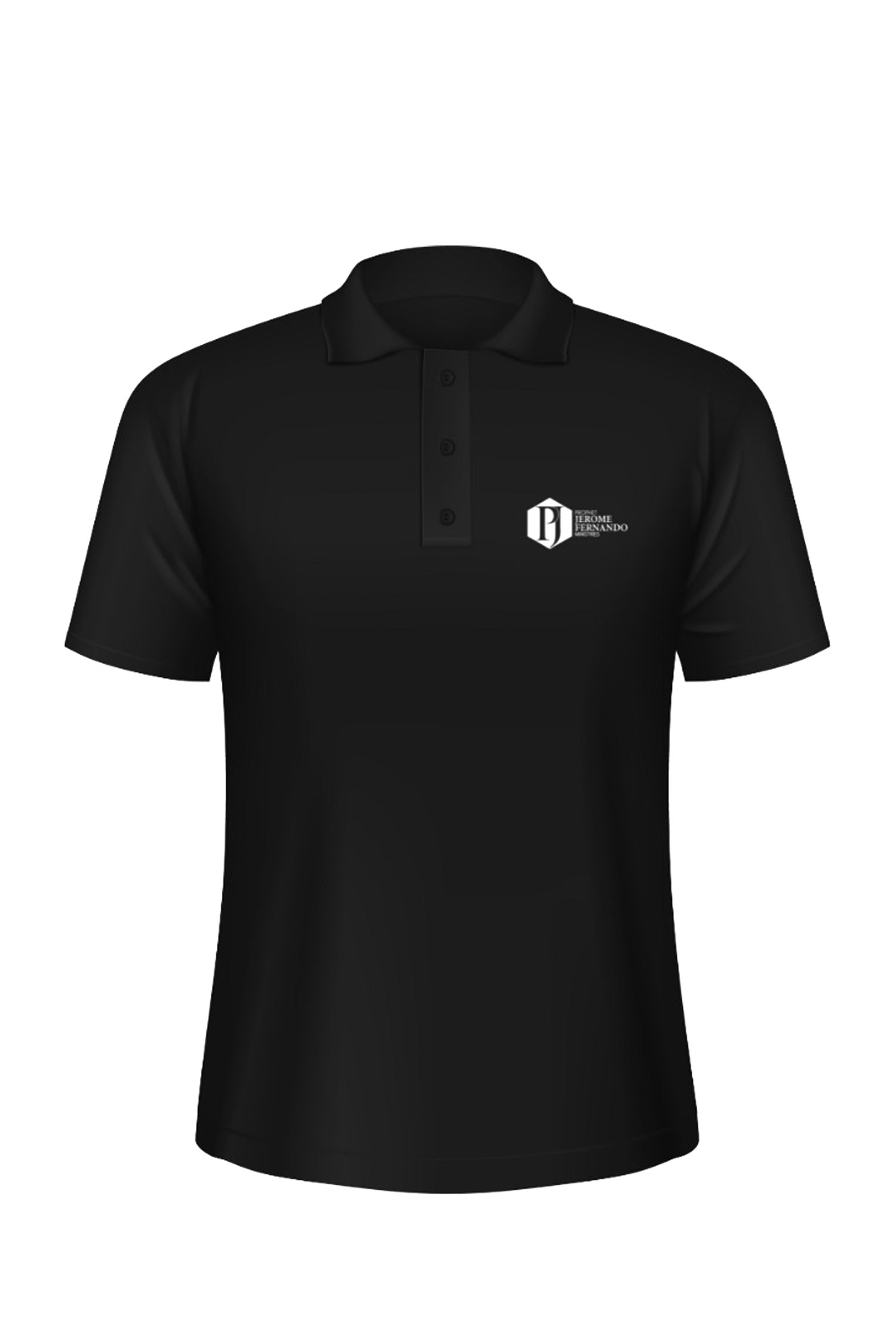 PJFM | TGC - Black Polo Tshirt - Gents