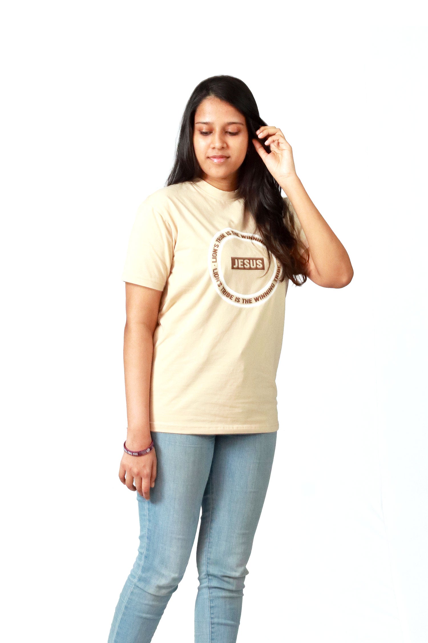 Lion's Tribe is the Winning Tribe - Almond Beige - Unisex