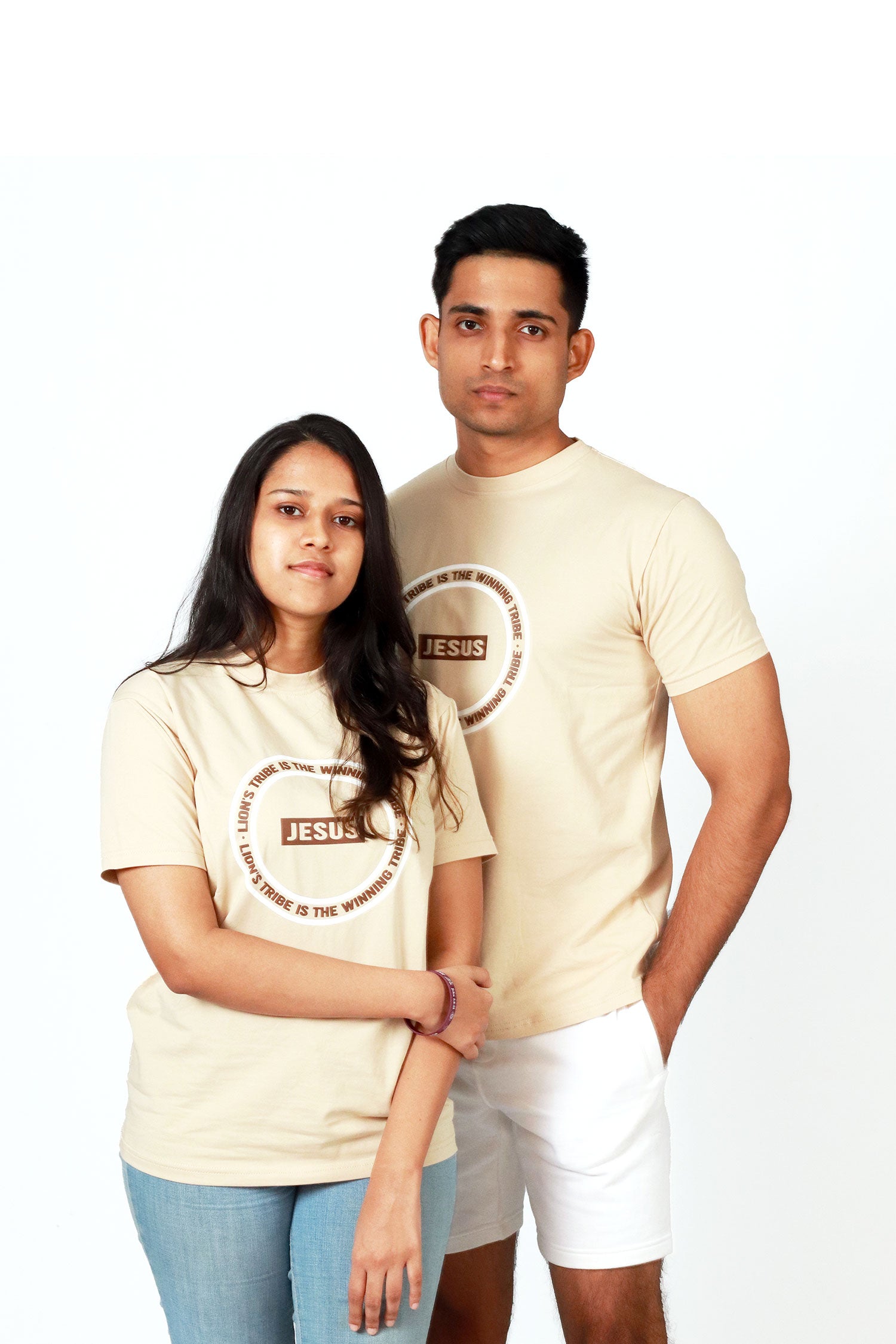 Lion's Tribe is the Winning Tribe - Almond Beige - Unisex