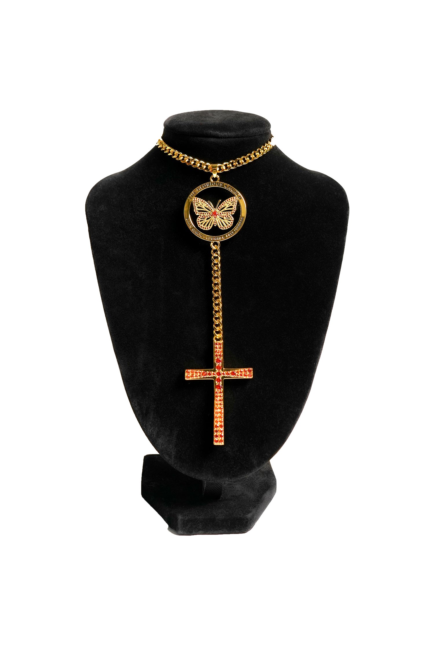 TGC Glory Chain -18k Gold Plated | Red Zircon Edition