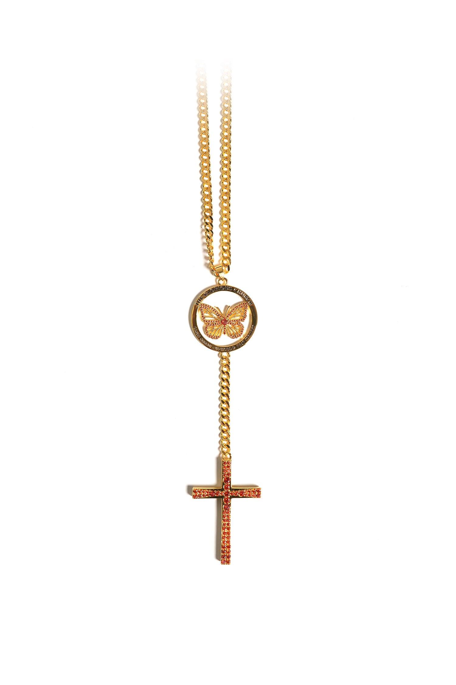 TGC Glory Chain -18k Gold Plated | Red Zircon Edition
