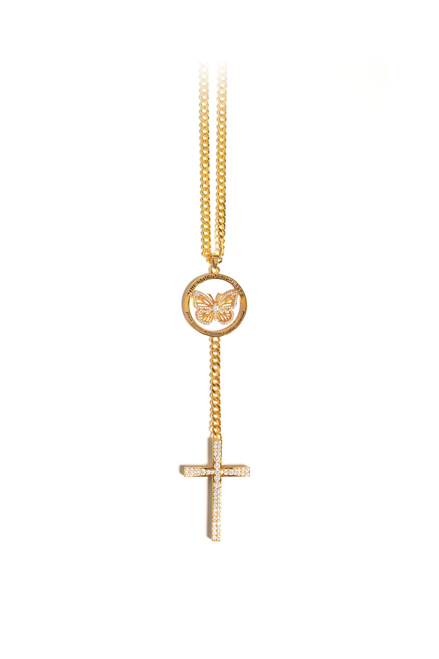 TGC Glory Chain -18k Gold Plated | White Zircon Edition