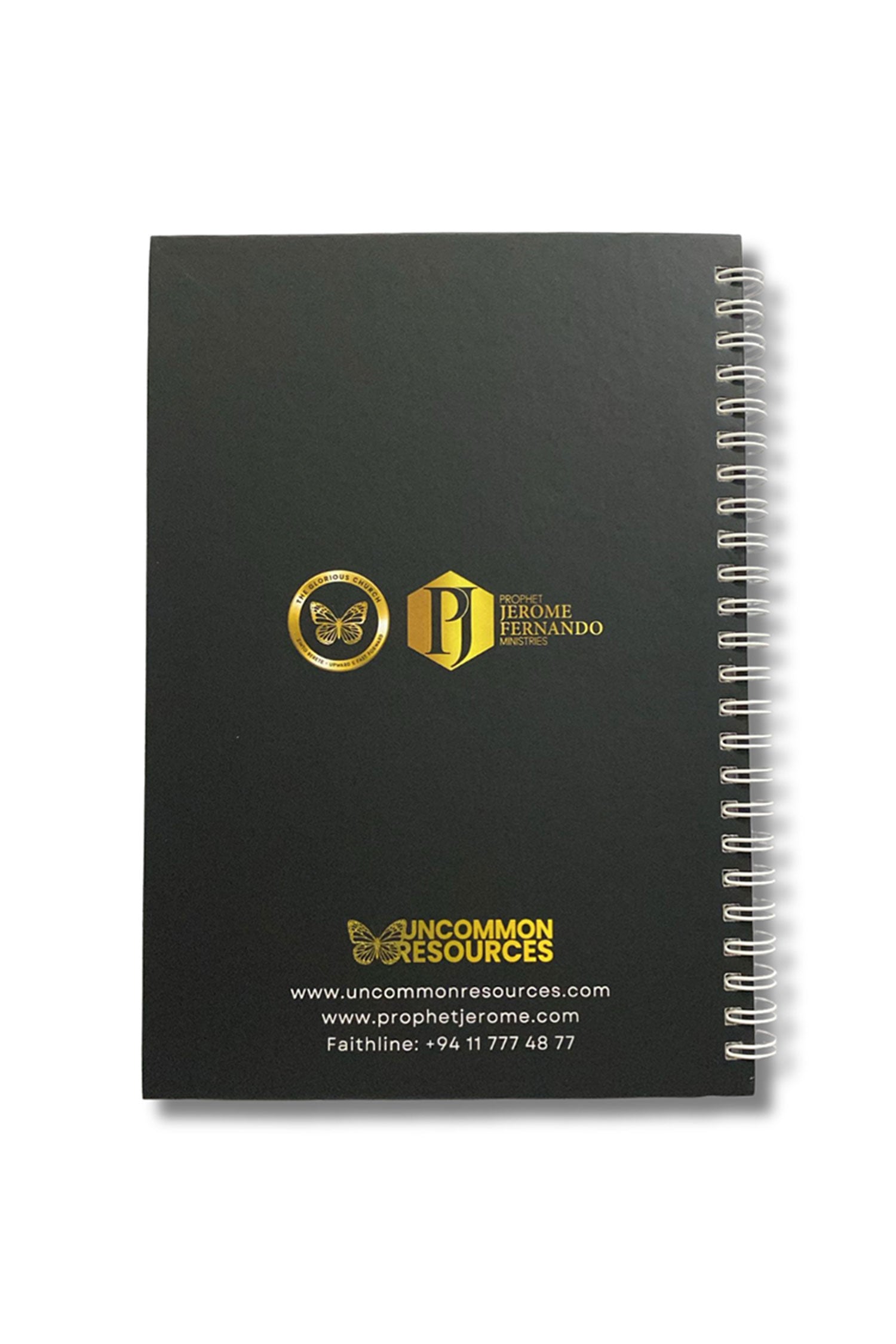 When God Is With a Man – Genesis 39:2 Hard Cover Notebook (Black)