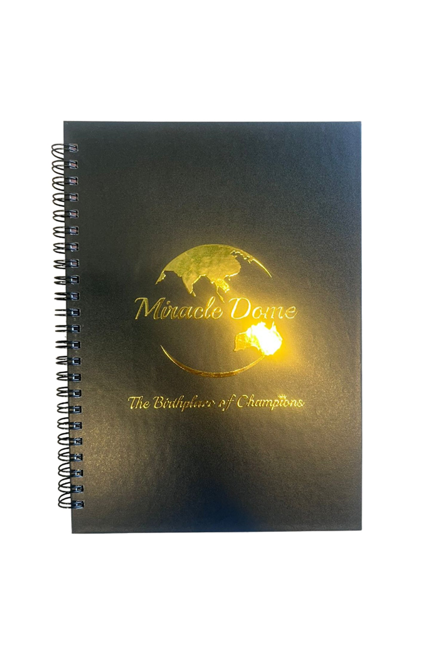 Miracle Dome The Birth Place Of Champions - Notebook (BLACK)