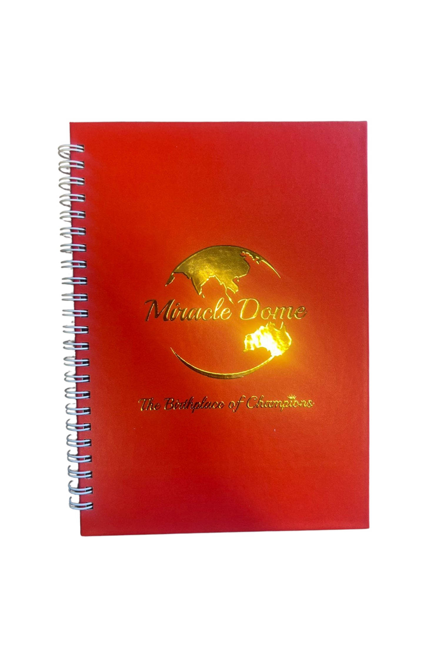 Miracle Dome The Birth Place Of Champions - Notebook (RED)