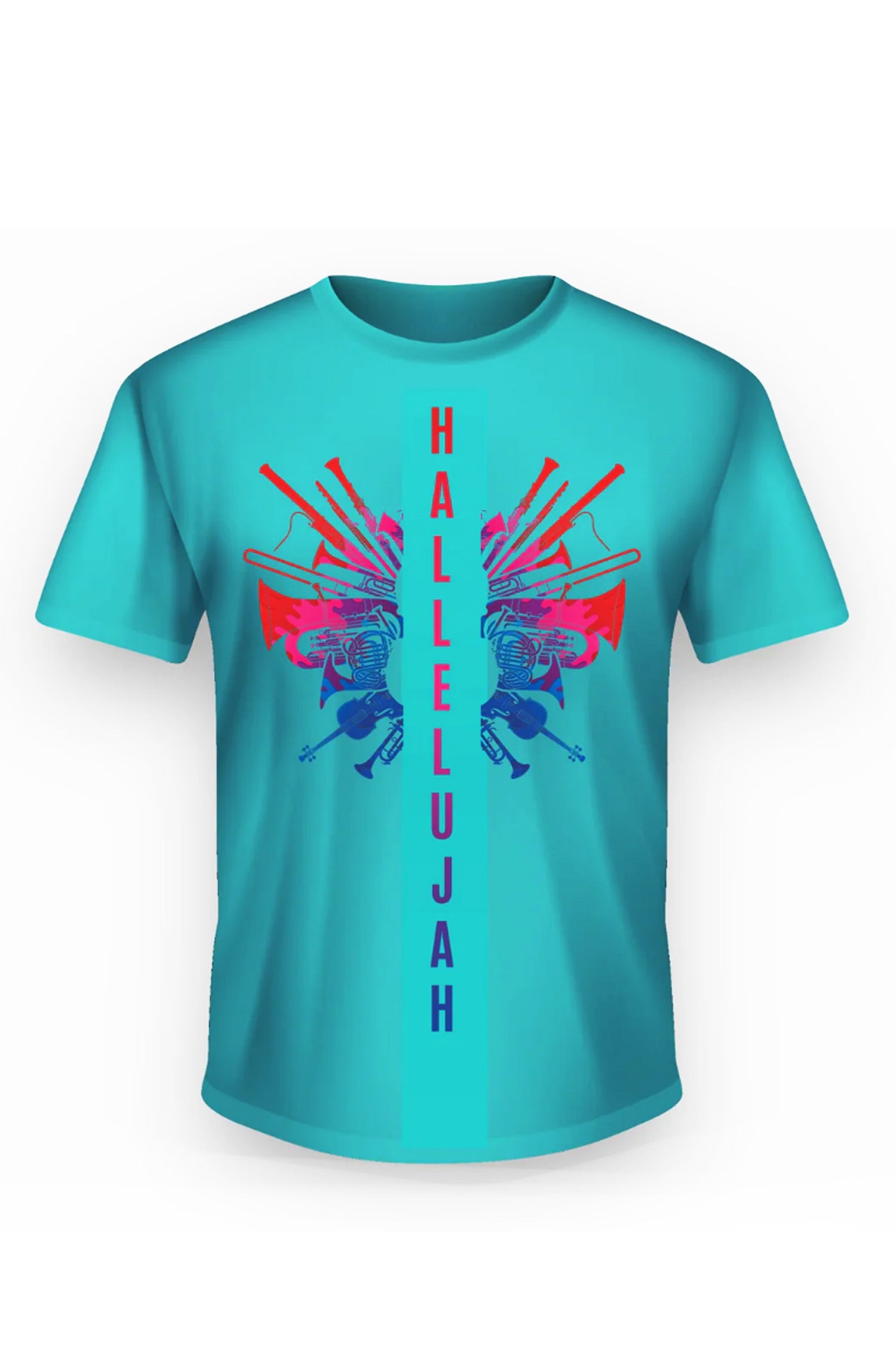 Hallelujah - Teal Tshirt - Unisex