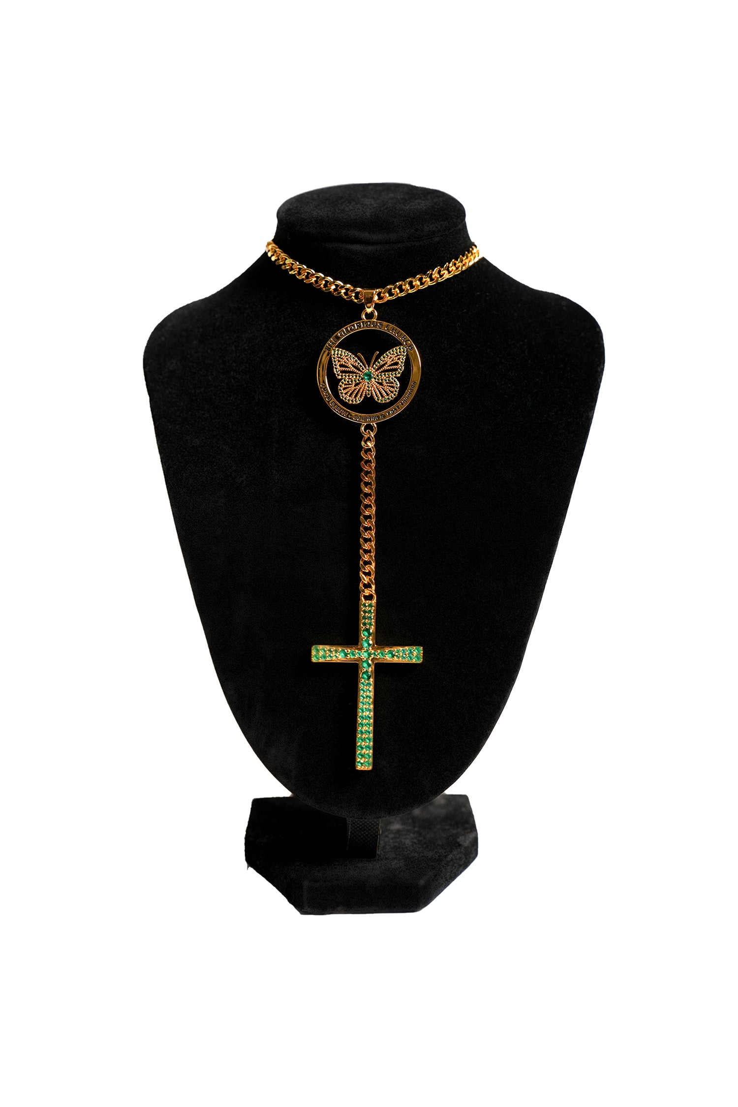 TGC Glory Chain- 18k Gold Plated | Emerald Green Zircon Edition