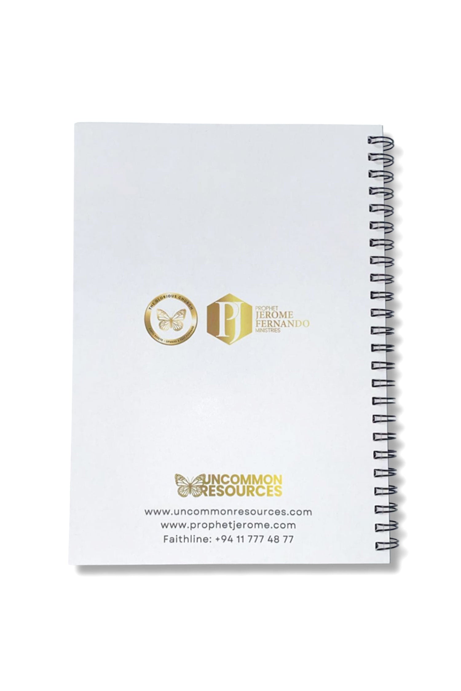 When God Is With a Man – Genesis 39:2 Soft Cover Notebook (White)