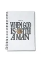 When God Is With a Man – Genesis 39:2 Hard Cover Notebook (White)