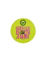 When God Is With a Man – Genesis 39:2 Yellow Magnet (3” Diameter)