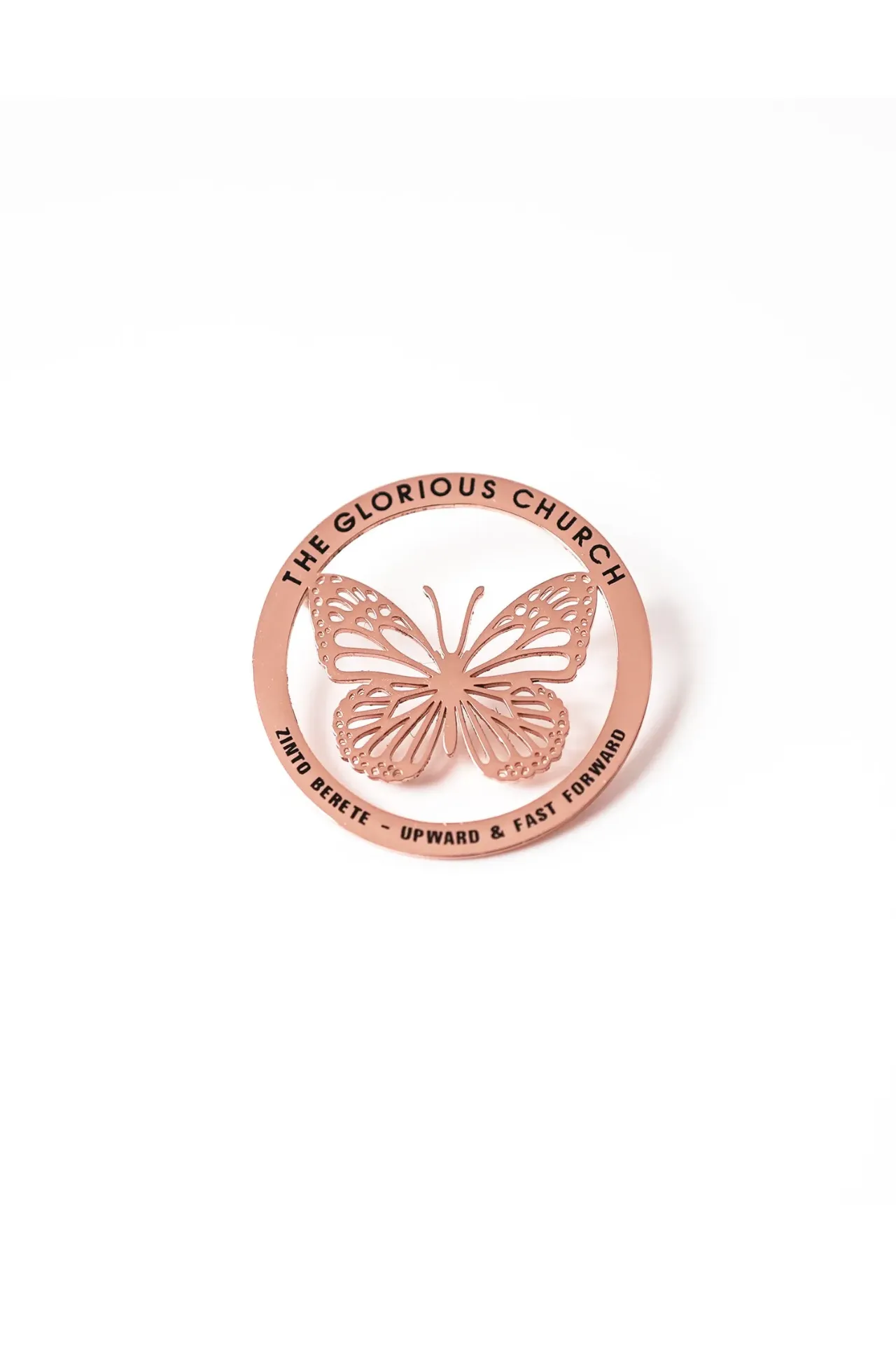 [URTGCLPRGPUSL001] TGC - Zinto Berete 18k Rose Gold Plated Lapel Pin