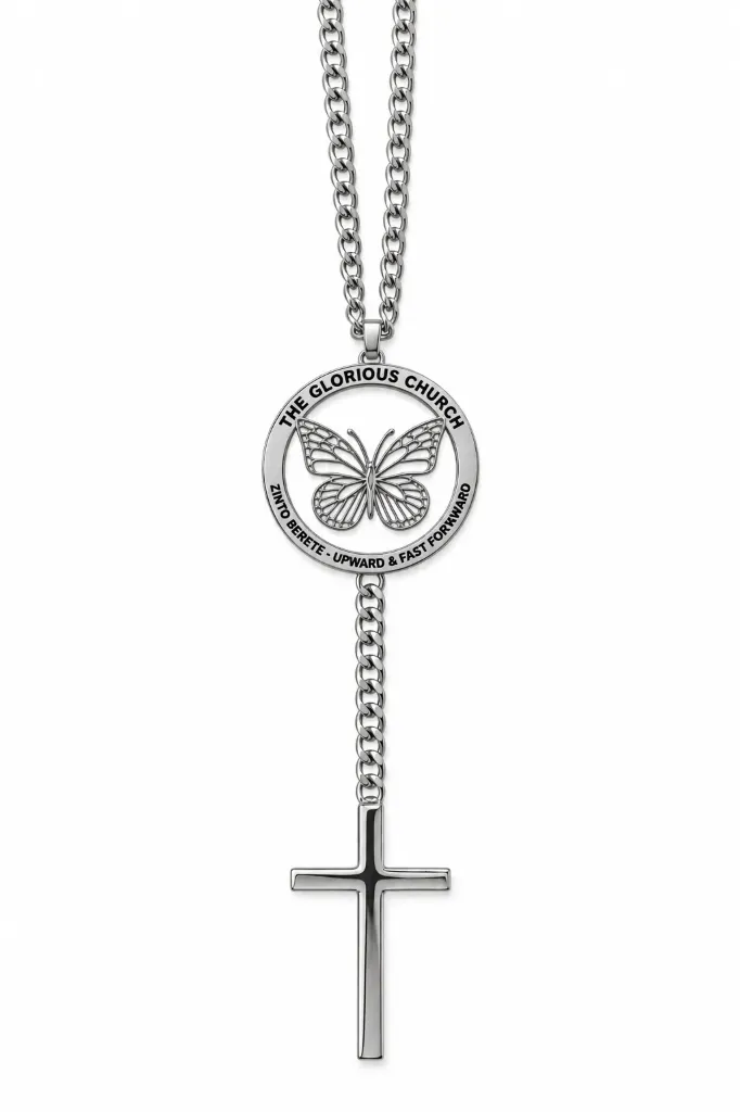 [UCRPUTGCCSL001] TGC Glory Chain- White Gold Plated – Not just a chain, a testimony you wear.