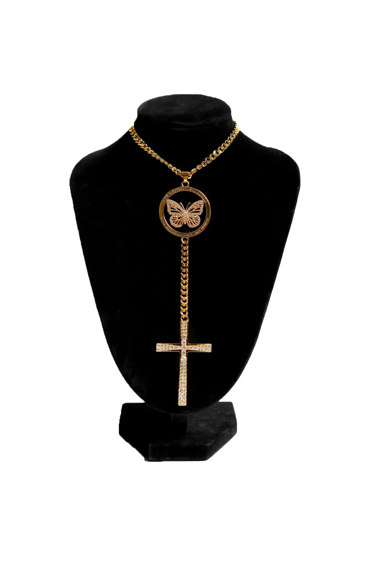 [UCRTGCGZE001] TGC Glory Chain- 18k Gold Plated | Emerald White Zircon Edition