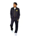 Zip-Up Jacket & Flow Pants Duo– Black – Unisex