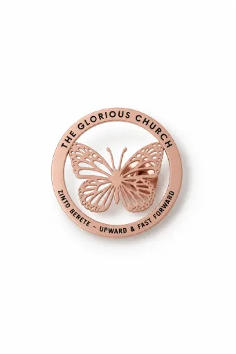 TGC - Zinto Berete 18k Rose Gold Plated Lapel Pin