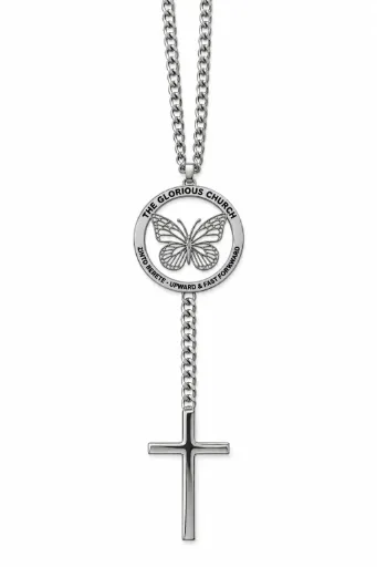 TGC Glory Chain- White Gold Plated – Not just a chain, a testimony you wear.